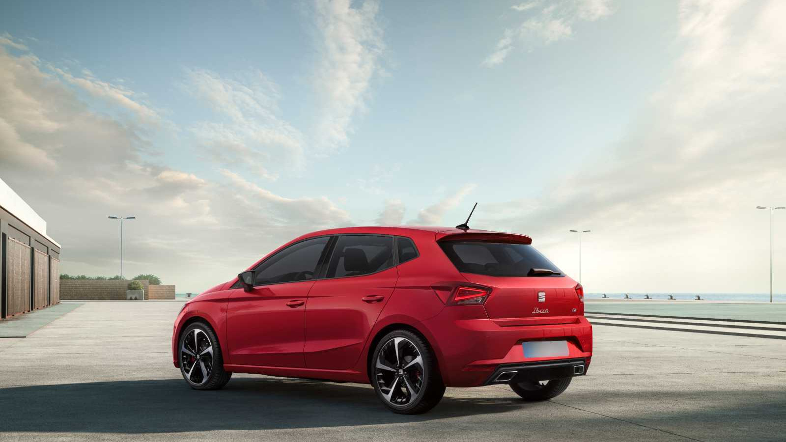 seat ibiza vista trasera