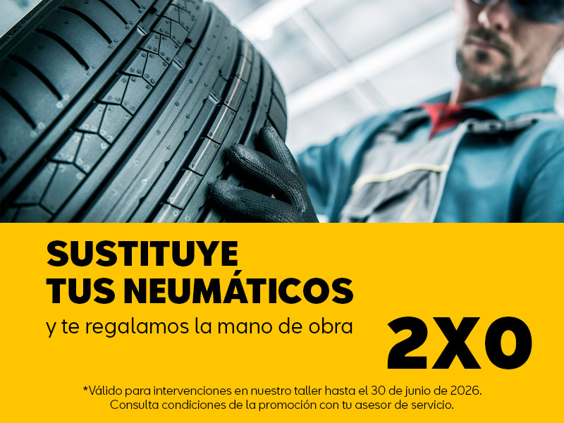 Promoción SEAT Ancrisa: cambia 2 neumáticos y te regalamos la mano de obra