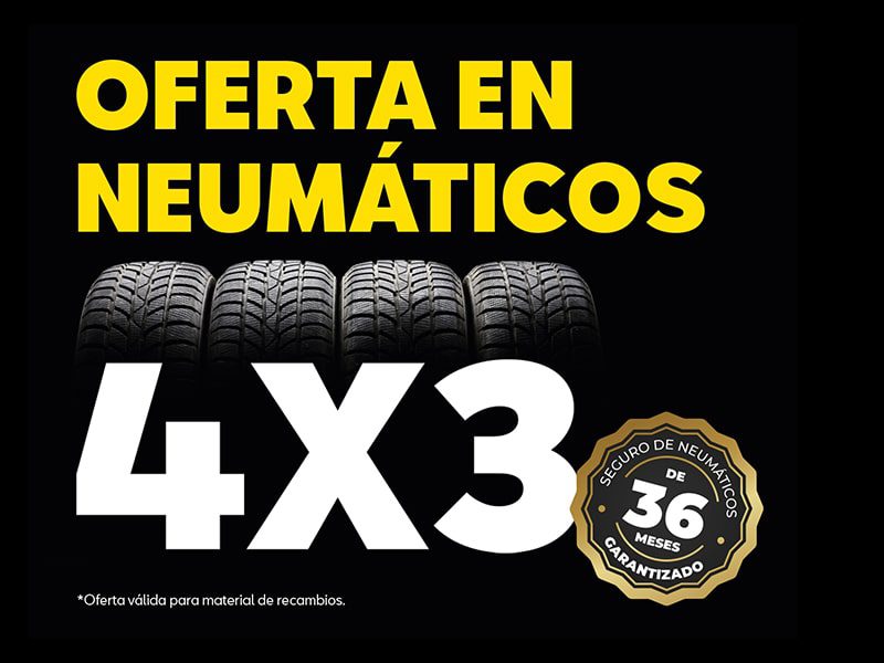 4×3 en Neumáticos.